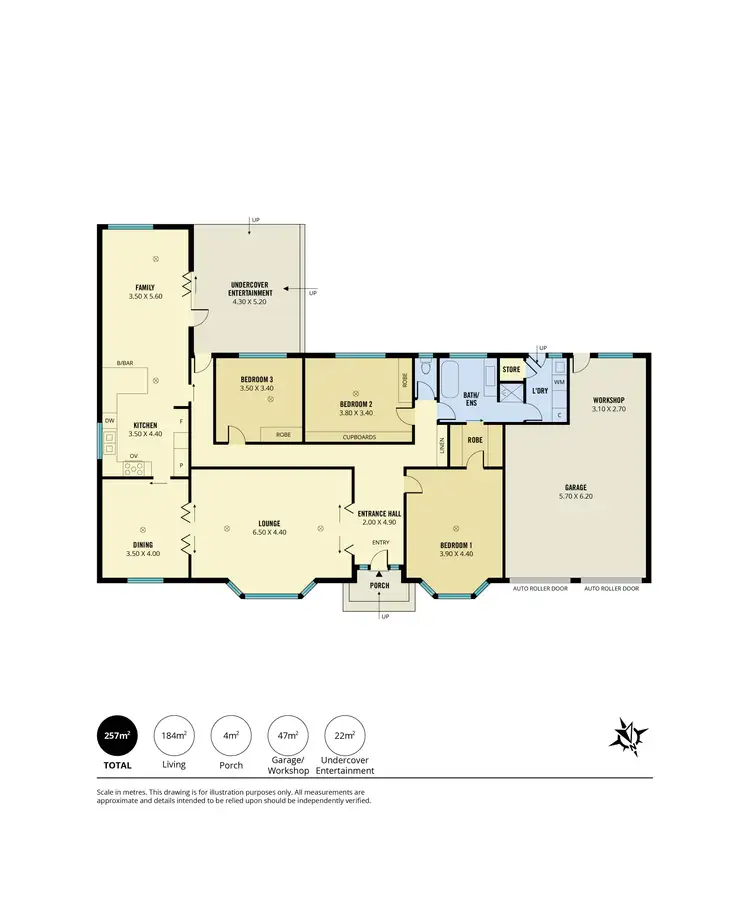 Floorplan of Homely house listing, 42 Saratoga Drive, Novar Gardens SA 5040