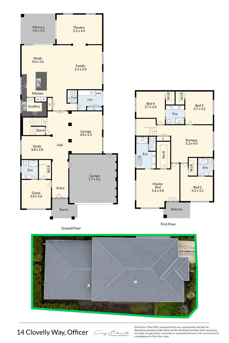 Floorplan of Homely house listing, 14 Clovelly Way, Officer VIC 3809