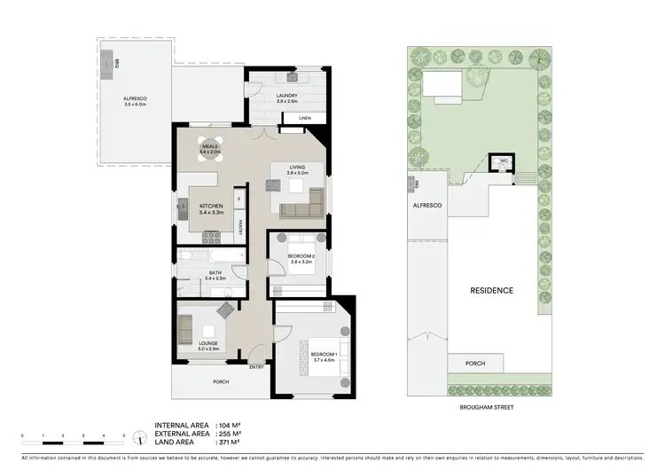 Floorplan of Homely house listing, 203 Brougham Street, Soldiers Hill VIC 3350