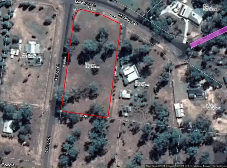 Floorplan of Homely land listing, 14 Melaleuca Court, Redridge QLD 4660