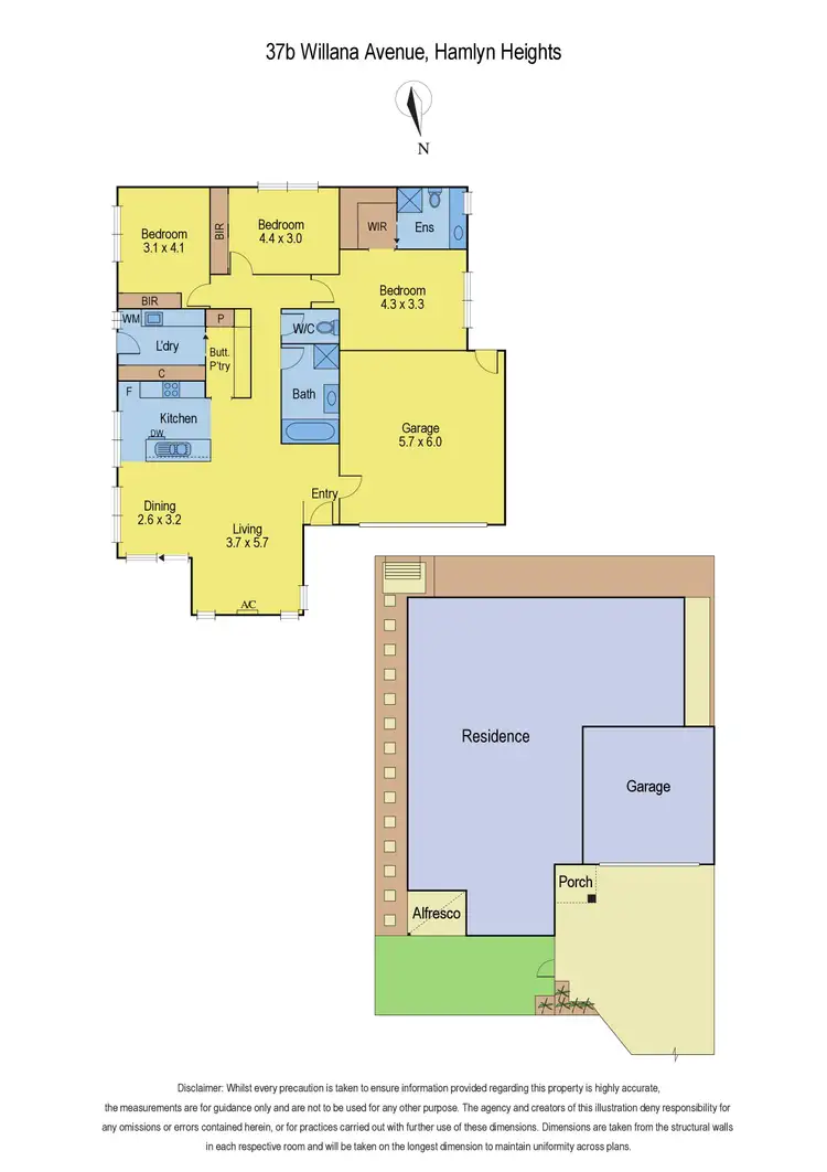 Floorplan of Homely house listing, 37b Willana Avenue, Hamlyn Heights VIC 3215