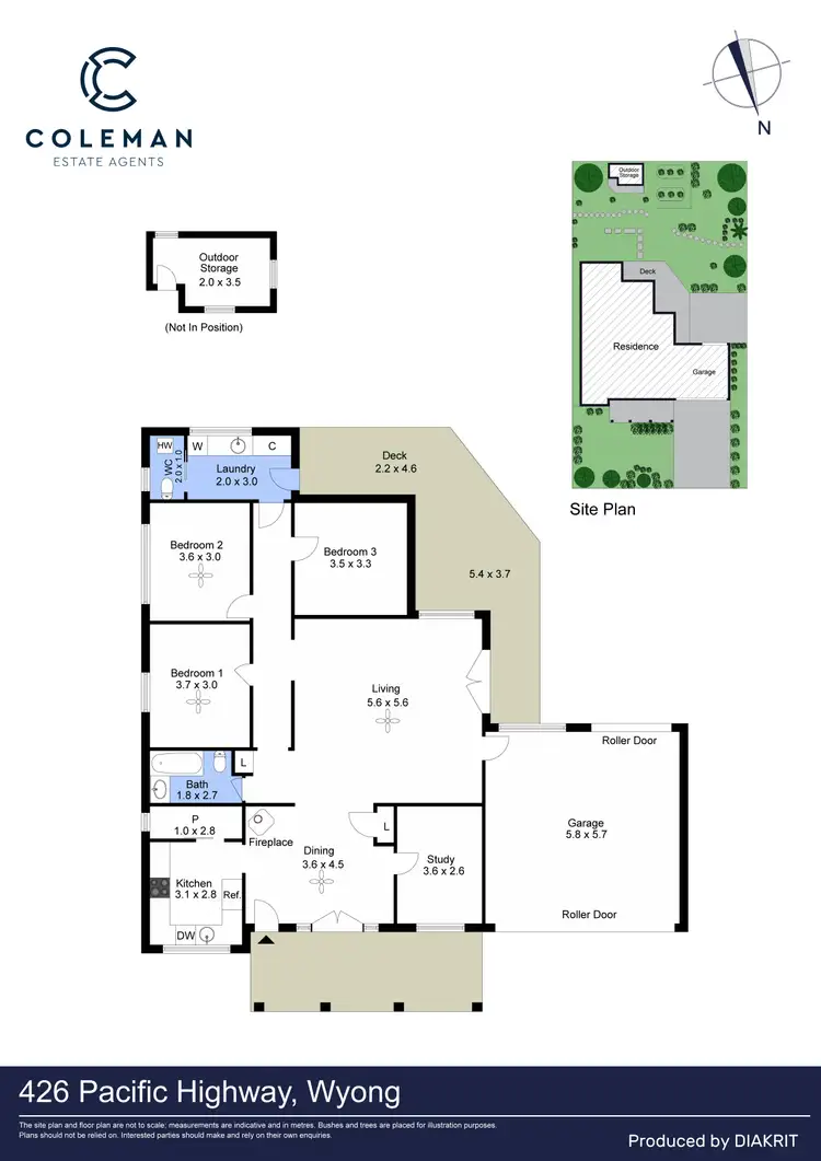 Floorplan of Homely house listing, 426 Pacific Highway, Wyong NSW 2259