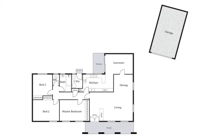 Floorplan of Homely house listing, 10 Fossey Street, Holder ACT 2611