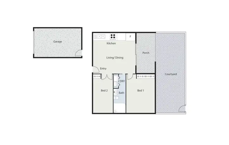 Floorplan of Homely apartment listing, 8/60 John Gorton Drive, Coombs ACT 2611