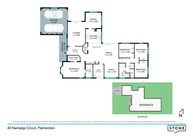 Floorplan of Homely house listing, 40 Namadgi Circuit, Palmerston ACT 2913