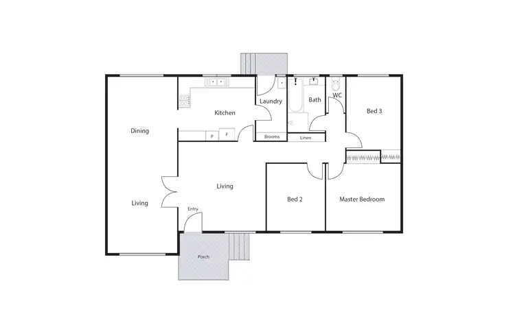Floorplan of Homely house listing, 23 Armstrong Crescent, Holt ACT 2615