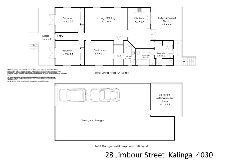 Floorplan of Homely house listing, 28 Jimbour Street, Kalinga QLD 4030