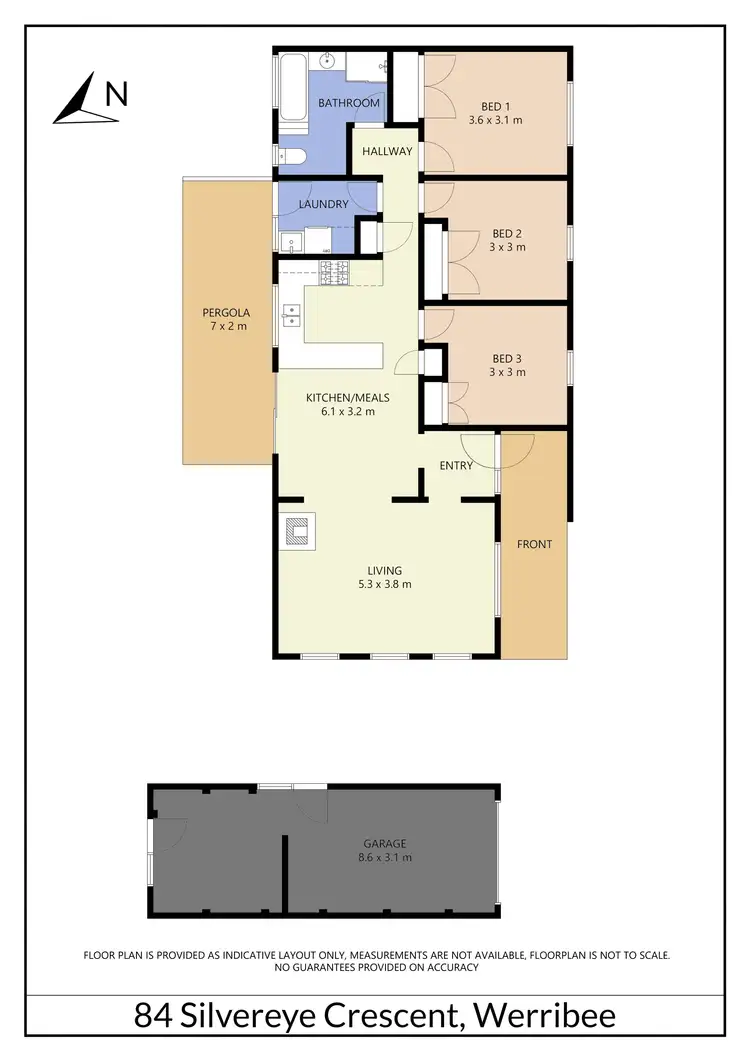 Floorplan of Homely house listing, 84 Silvereye Crescent, Werribee VIC 3030