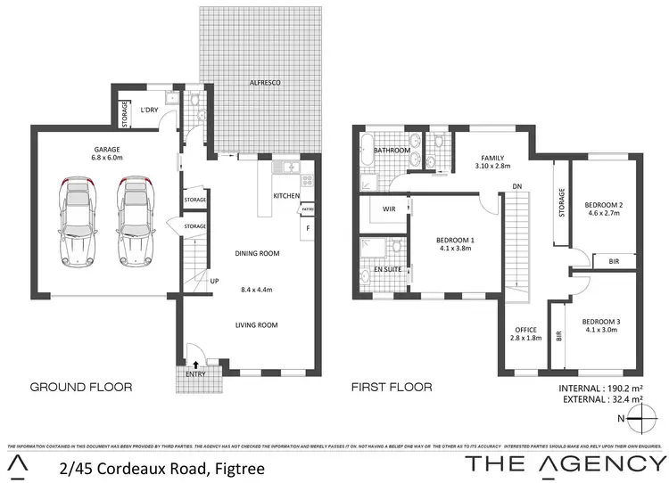 Floorplan of Homely townhouse listing, 2/45 Cordeaux Road, Figtree NSW 2525
