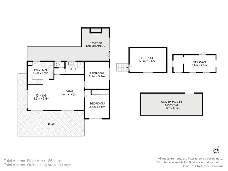 Floorplan of Homely house listing, 2 Old Jetty Road, Eaglehawk Neck TAS 7179
