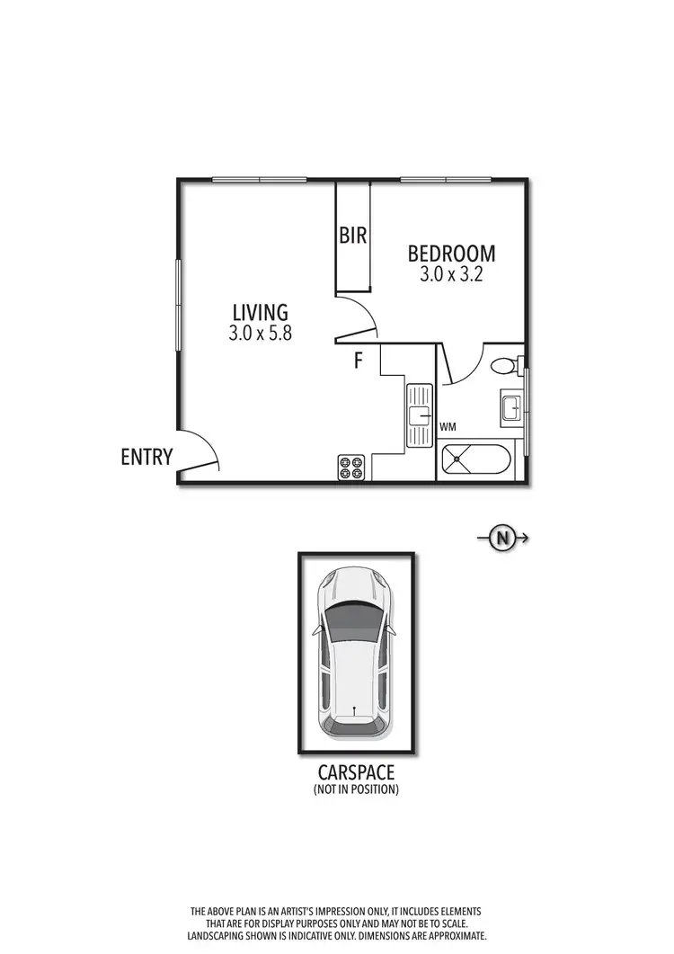 Floorplan of Homely apartment listing, 5/185 Station Street, Fairfield VIC 3078