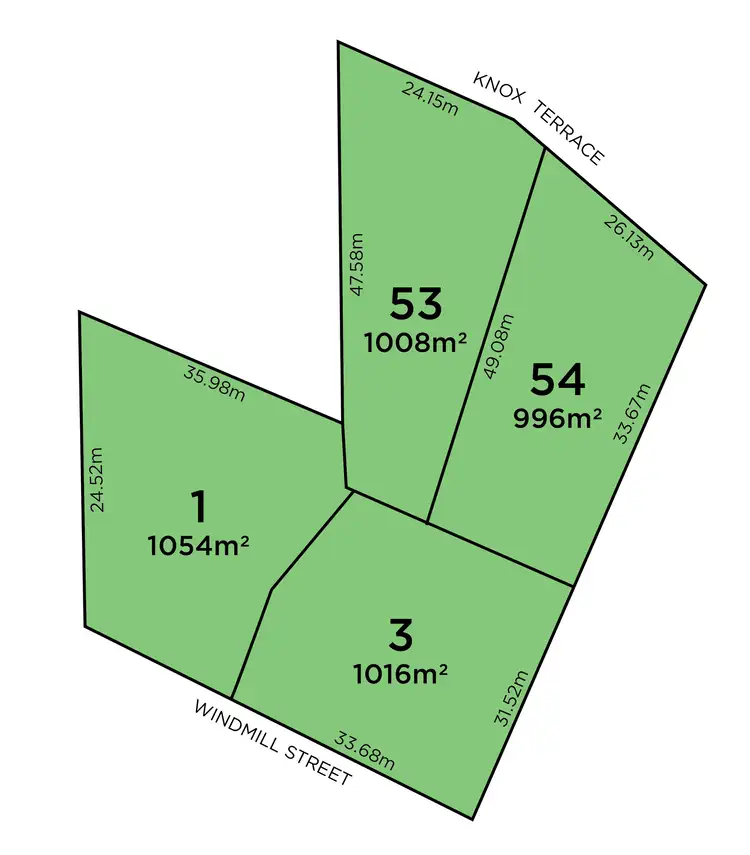 Floorplan of Homely land listing, LOT 53 Knox Terrace, Skye SA 5072