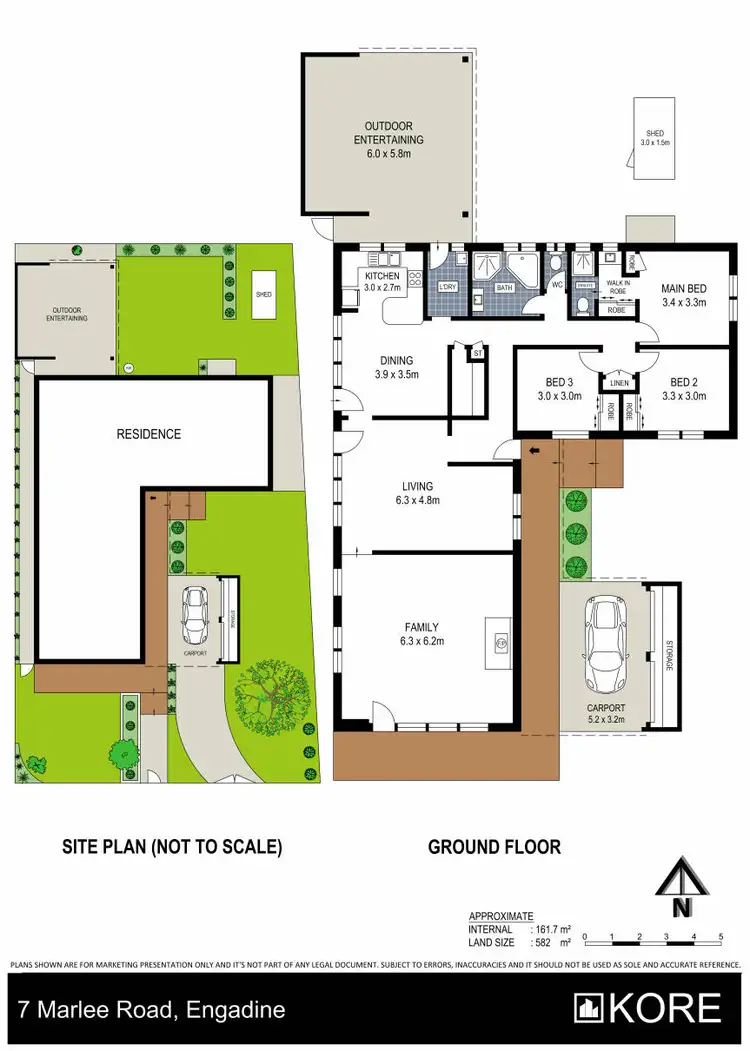 Floorplan of Homely house listing, 7 Marlee Road, Engadine NSW 2233
