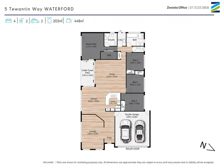 Floorplan of Homely house listing, 5 Tewantin Way, Waterford QLD 4133