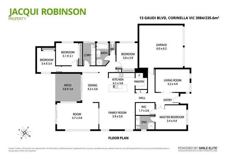 Floorplan of Homely house listing, 13 Gaudi Boulevard, Corinella VIC 3984