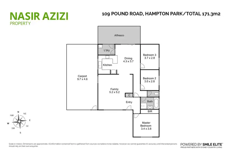 Floorplan of Homely house listing, 109 Pound Road, Hampton Park VIC 3976