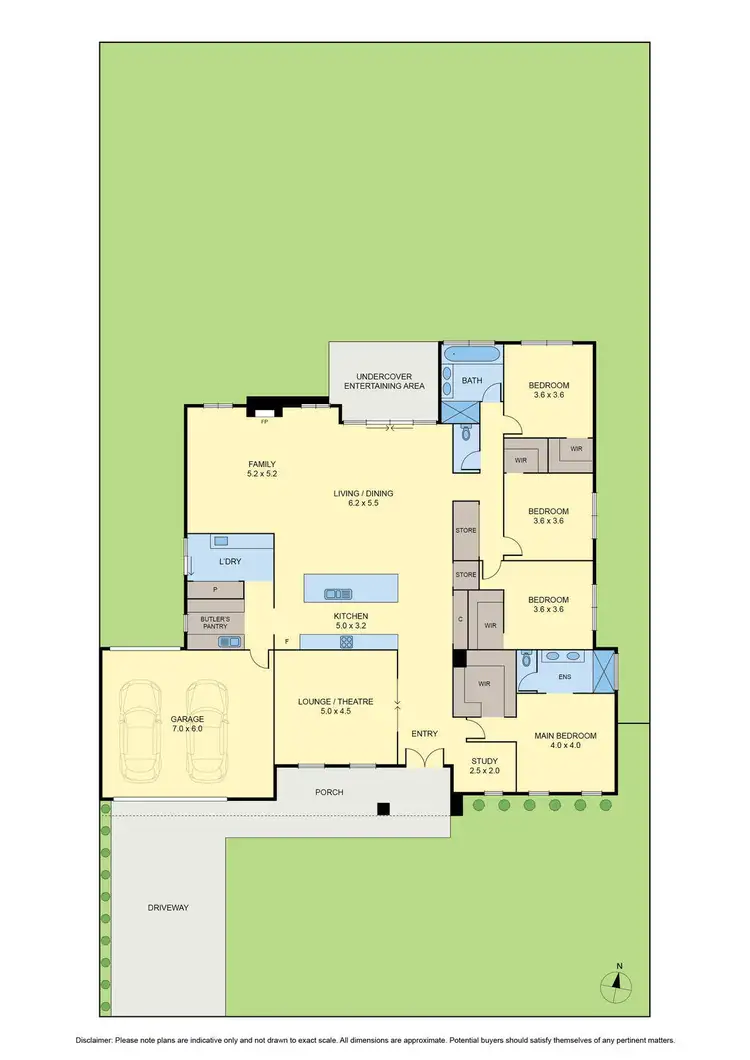 Floorplan of Homely house listing, 44 James Patrick Way, Lancefield VIC 3435