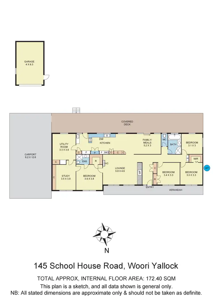 Floorplan of Homely house listing, 145 Schoolhouse Road, Woori Yallock VIC 3139