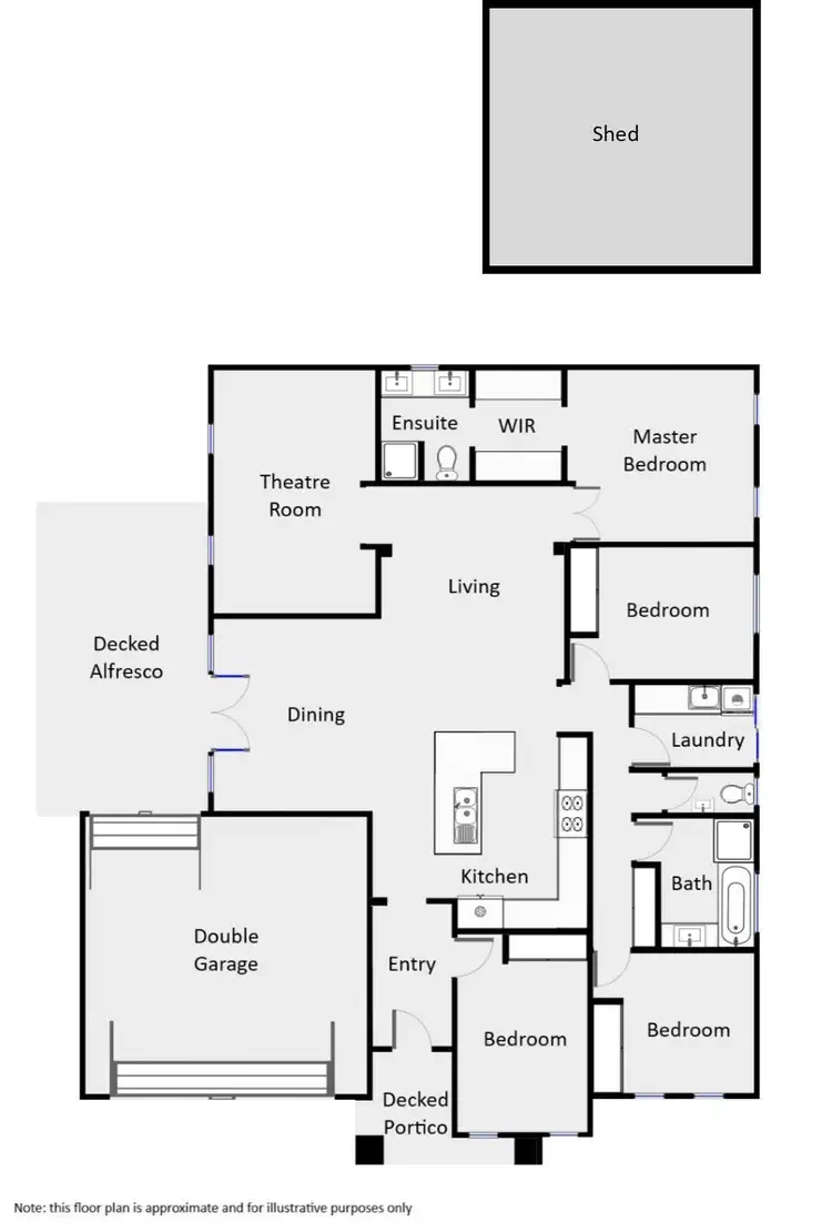 Floorplan of Homely house listing, 1 Sandhill Court, Mildura VIC 3500