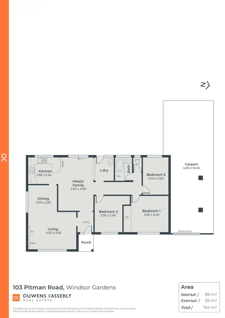 Floorplan of Homely house listing, 103 Pitman Road, Windsor Gardens SA 5087