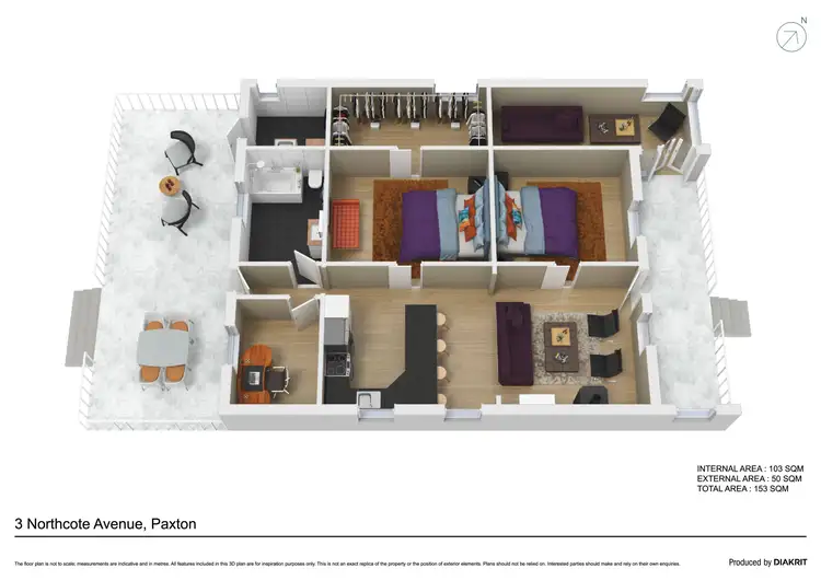 Floorplan of Homely house listing, 3 Northcote Avenue, Paxton NSW 2325