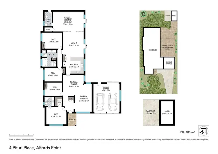 Floorplan of Homely house listing, 4 Pituri Place, Alfords Point NSW 2234