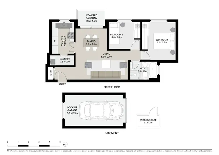 Floorplan of Homely apartment listing, 5/52 The Crescent, Dee Why NSW 2099