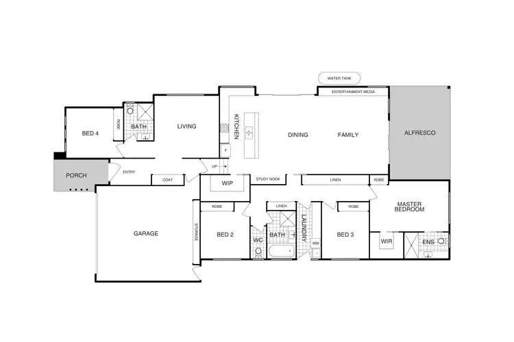 Floorplan of Homely house listing, 3 Nethercote Street, Taylor ACT 2913