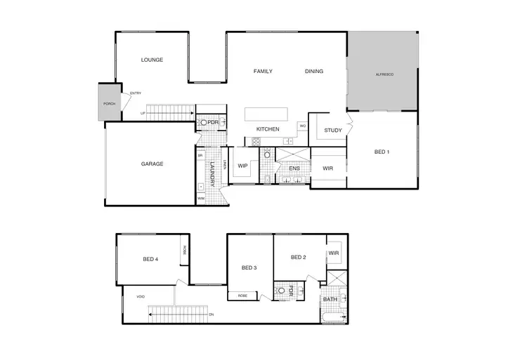 Floorplan of Homely house listing, 68 Dunnart Circuit, Throsby ACT 2914
