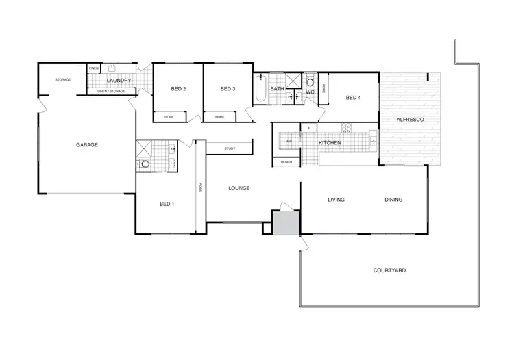 Floorplan of Homely house listing, 73 Dunnart Circuit, Throsby ACT 2914