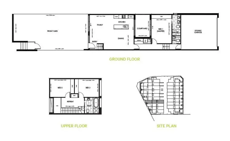 Floorplan of Homely townhouse listing, 12 Bettong Avenue, Throsby ACT 2914