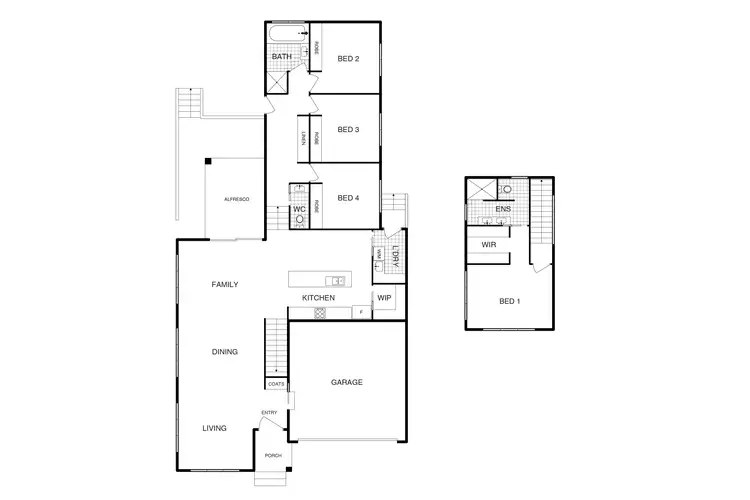 Floorplan of Homely house listing, 13 Golgerth Street, Denman Prospect ACT 2611