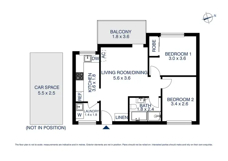 Floorplan of Homely apartment listing, 9/9-11 Santley Crescent, Kingswood NSW 2747