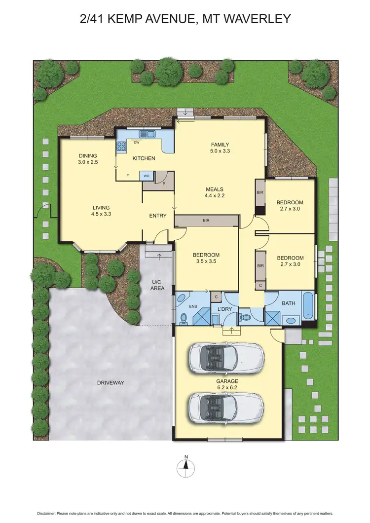 Floorplan of Homely unit listing, 2/41 Kemp Avenue, Mount Waverley VIC 3149