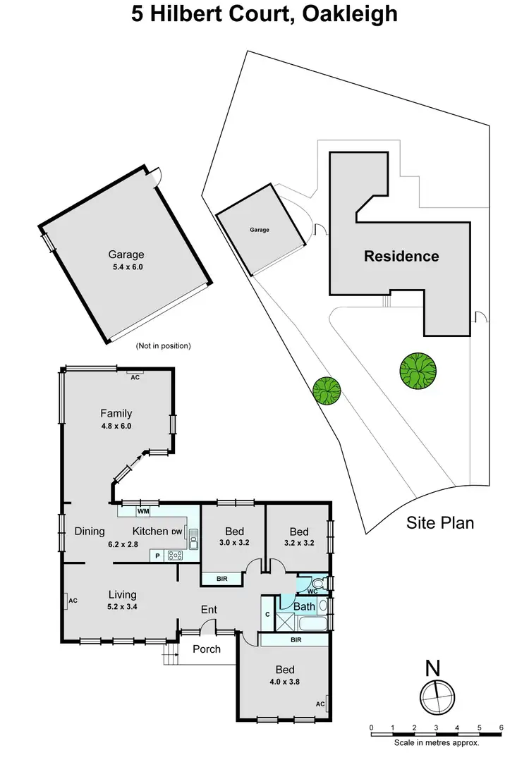 Floorplan of Homely house listing, 5 Hilbert Court, Oakleigh VIC 3166