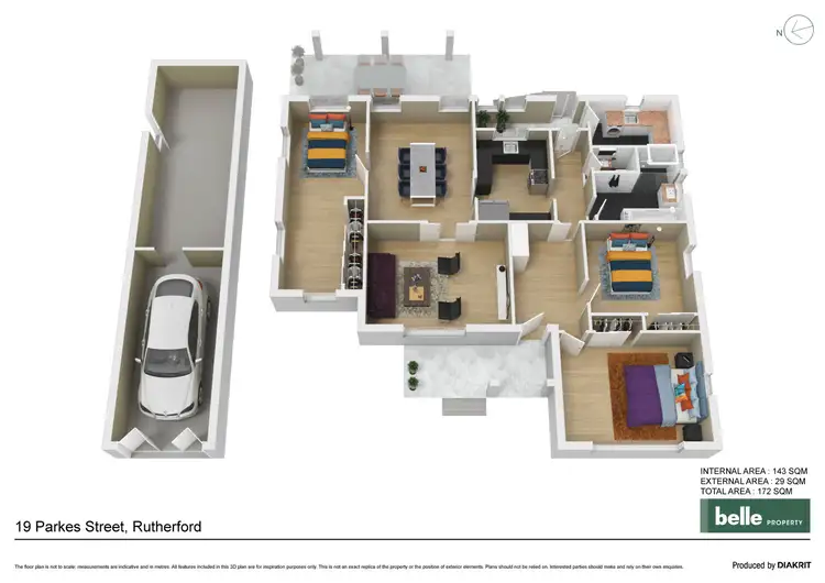 Floorplan of Homely house listing, 19 Parkes Street, Rutherford NSW 2320