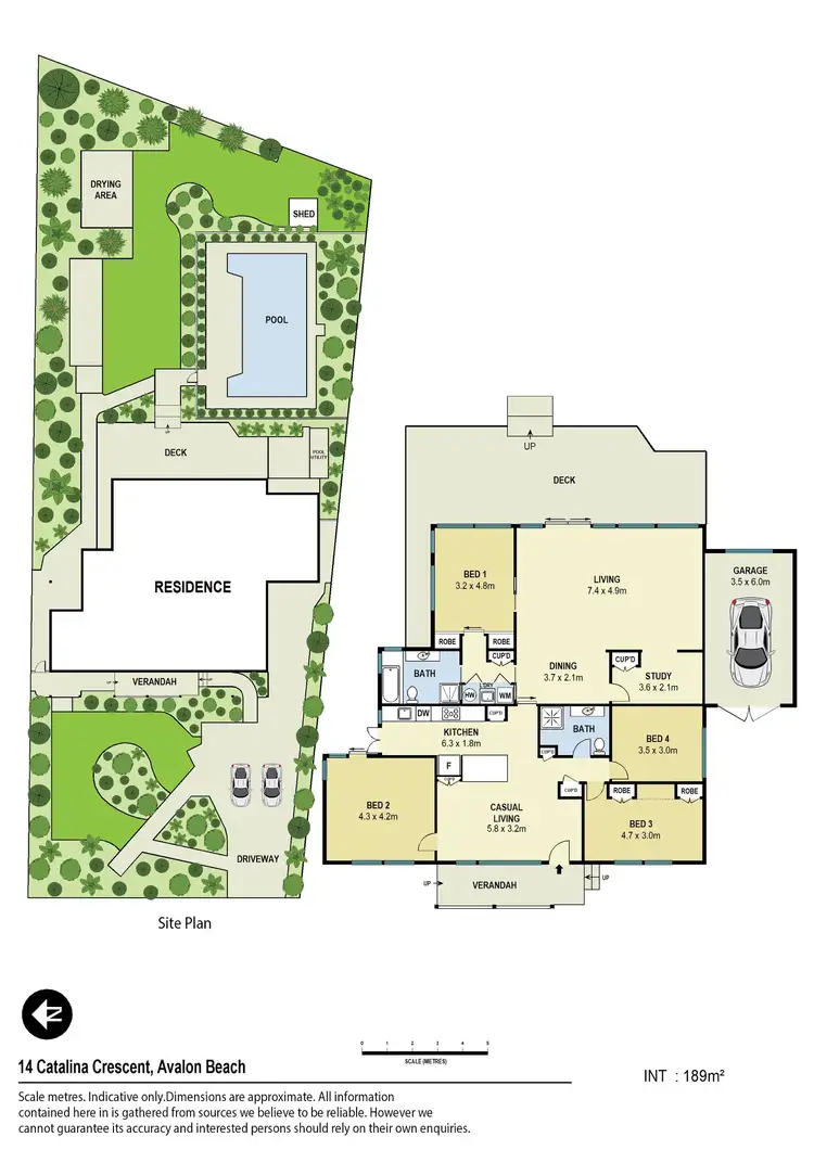 Floorplan of Homely house listing, 14 Catalina Crescent, Avalon Beach NSW 2107