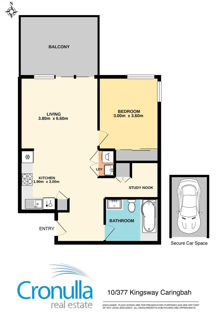 Floorplan of Homely apartment listing, 10/377 Kingsway, Caringbah NSW 2229