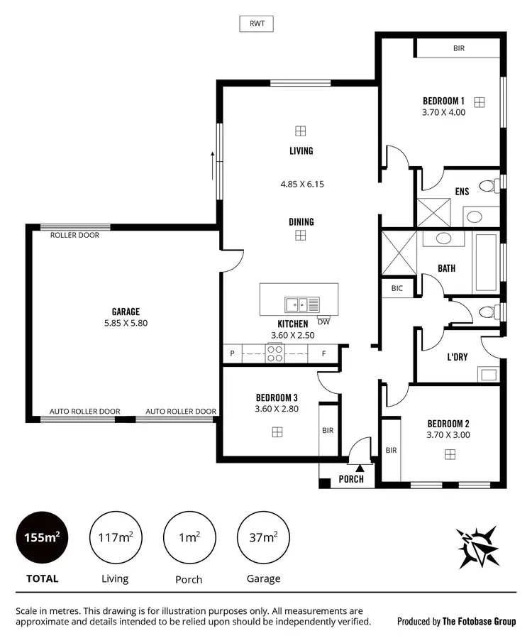 Floorplan of Homely unit listing, 8/19 Radnor Street, Morphett Vale SA 5162