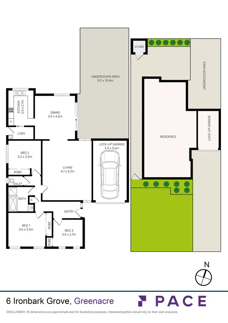 Floorplan of Homely house listing, 6 Ironbark Grove, Greenacre NSW 2190
