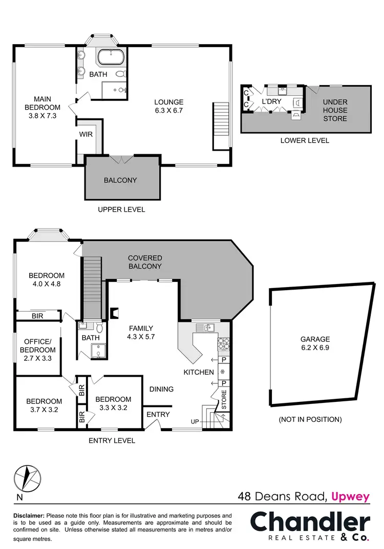 Floorplan of Homely house listing, 48 Deans Road, Upwey VIC 3158