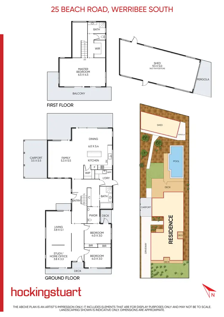 Floorplan of Homely house listing, 25 Beach Road, Werribee South VIC 3030