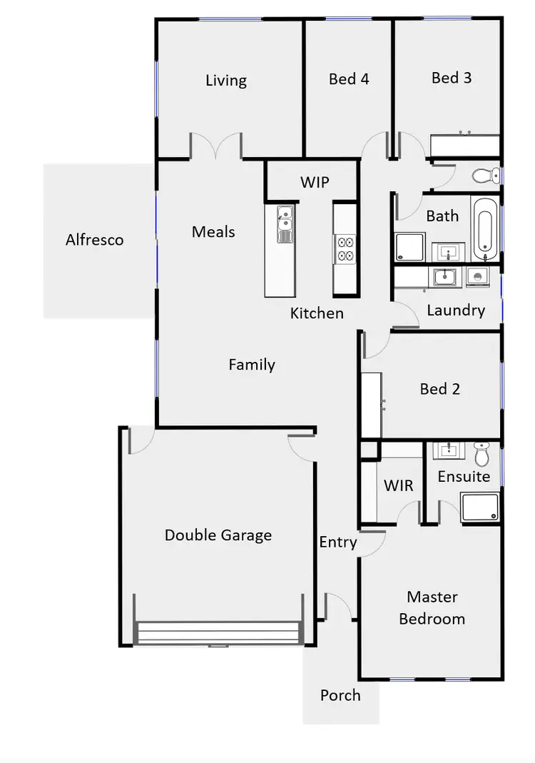 Floorplan of Homely house listing, 11 Christian Court, Mildura VIC 3500