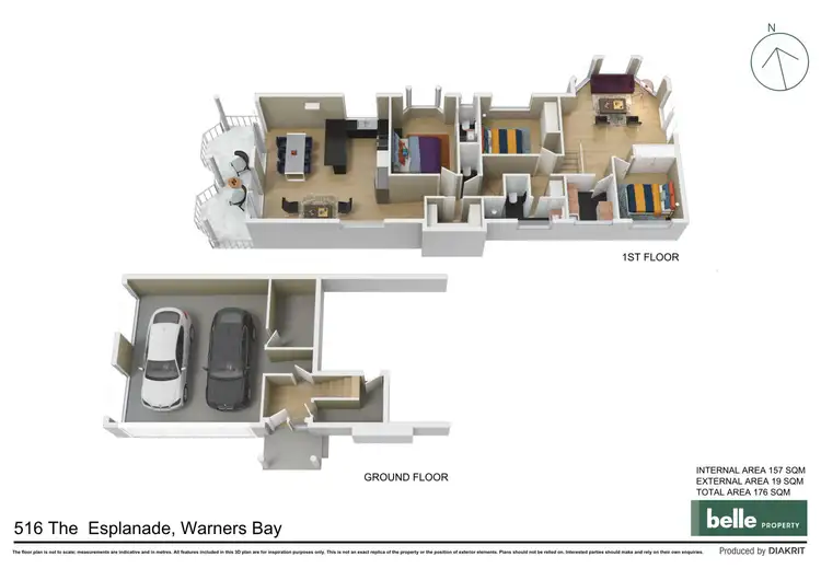 Floorplan of Homely house listing, 516 The Esplanade, Warners Bay NSW 2282