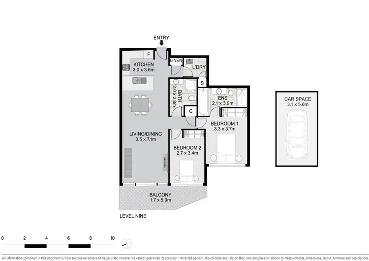 Floorplan of Homely apartment listing, 87/4-10 Pound Road, Hornsby NSW 2077