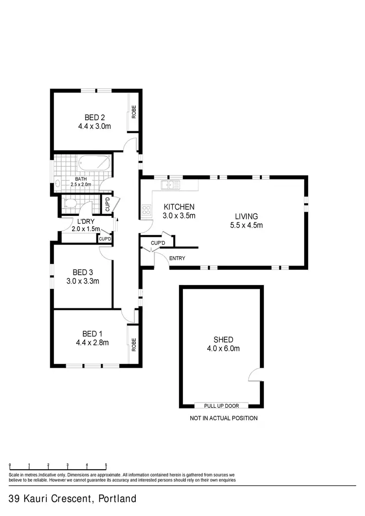Floorplan of Homely house listing, 39 Kauri Crescent, Portland VIC 3305