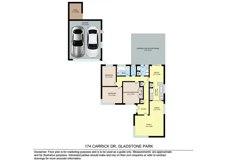 Floorplan of Homely house listing, 174 Carrick Drive, Gladstone Park VIC 3043