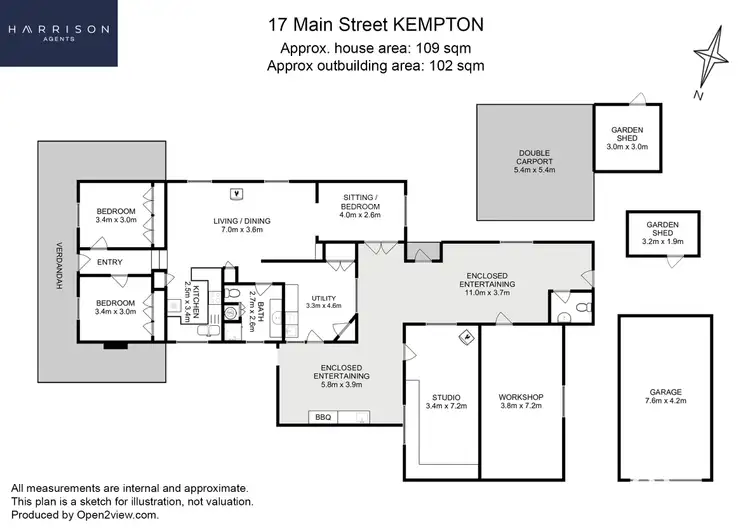 Floorplan of Homely house listing, 17 Main Street, Kempton TAS 7030