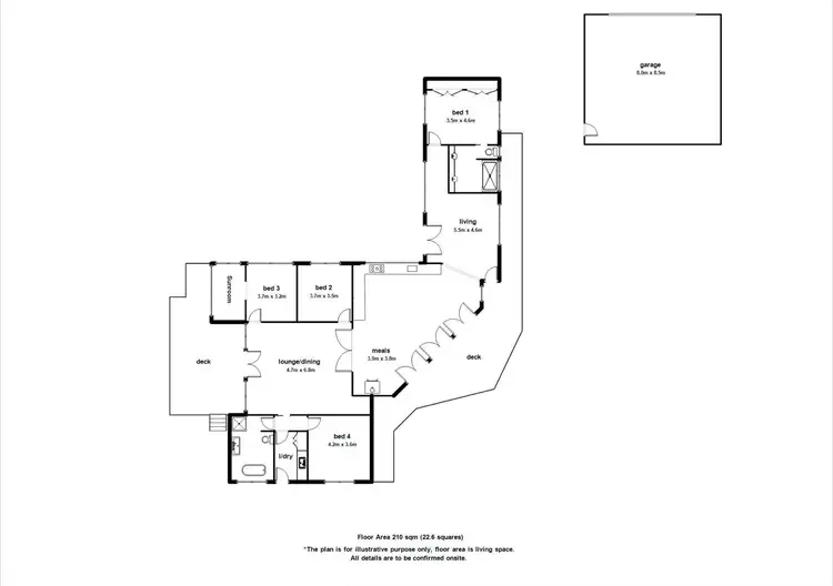 Floorplan of Homely house listing, 21 Lakeside Drive, Emerald VIC 3782