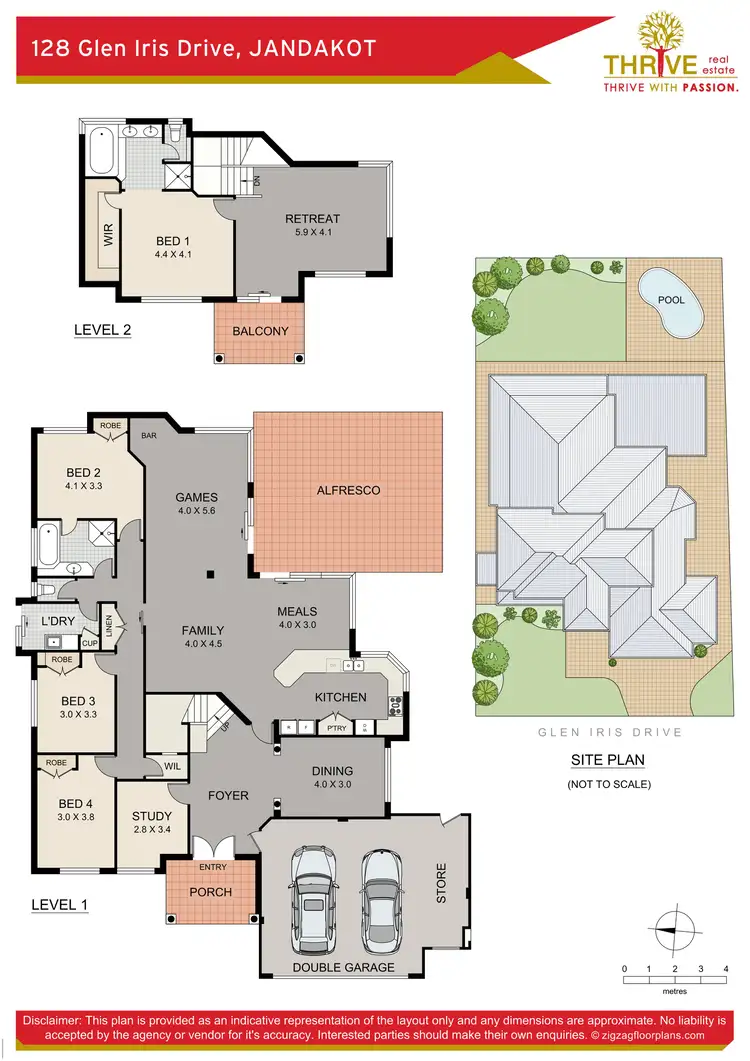 Floorplan of Homely house listing, 128 Glen Iris Drive, Jandakot WA 6164